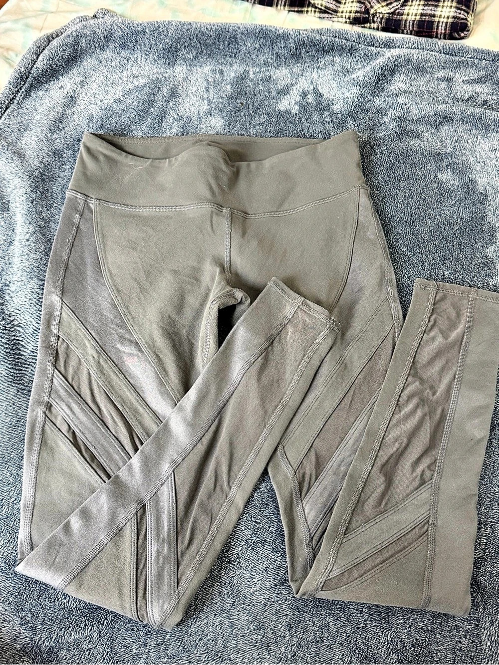 Alo Women's Gray Athletic Leggings Size Medium